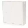 Interruptor de parede inteligente sem fios Shelly Blu ZB Wall Switch 4 de 4 botões, Zigbee e Bluetooth, a pilhas, Branco Shelly_B_ZB_WS_4_SA