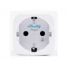 Shelly Plug M Gen3 White – Tomada inteligente com monitorização de energia, 13A, WiFi e Bluetooth, Schuko