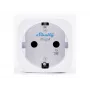 Shelly Plug M Gen3 White – Tomada inteligente com monitorização de energia, 13A, WiFi e Bluetooth, Schuko