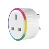 Shelly Plus Plug UK ficha inteligente, Wi-Fi (WLAN), Bluetooth, 3000W, medição de potência, branca