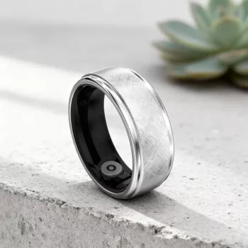 Anel inteligente HiFuture Ring2, tamanho 12 (68 mm), Titanium Silver