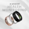 Anel inteligente HiFuture Ring2, tamanho 12 (68 mm), prata titânio
