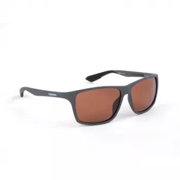 Óculos de sol polarizados Shimano Technium, Matte Dark Grey/Copper