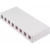 SHIVERPEAKS Caixa de superfície Keystone 8 portas, branco BS08-10119