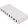 SHIVERPEAKS Caixa de superfície Keystone 8 portas, branco BS08-10119
