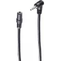 Cabo de extensão de áudio SHIVERPEAKS BASIC-S ficha jack angular 2,5 mm para conector fêmea jack 3,5 mm, 0,2 m, preto BS30781