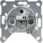 Tomada de antena SHIVERPEAKS BASIC-S SAT+BK com tecnologia de aperto, 1 dB, tomada terminal, 3 saídas (TV/Rádio/SAT), encastrar BS15-93001
