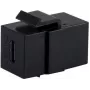 SHIVERPEAKS BASIC-S USB-C 3.1 Gen 2 Acoplamento Keystone, conector fêmea para conector fêmea, 10 Gbps, preto BS08-10040