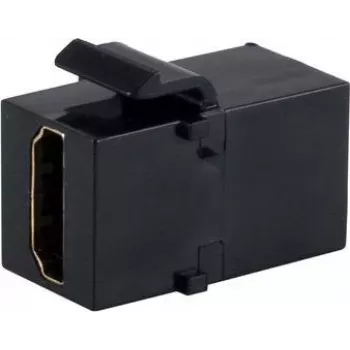 SHIVERPEAKS BS08-10052 adaptador keystone HDMI 2.1 fêmea para fêmea 8K 48 Gbps preto