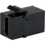 SHIVERPEAKS BS08-10052 adaptador keystone HDMI 2.1 fêmea para fêmea 8K 48 Gbps preto