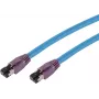 SHIVERPEAKS BS08-40031 Cabo de rede Cat8 S/FTP, RJ45, 2 m, Azul, 40 Gbit/s, 2000 MHz