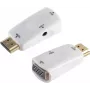 SHIVERPEAKS BS10-01001 Conversor ativo HDMI para VGA + áudio 3,5 mm, 1080p, preto