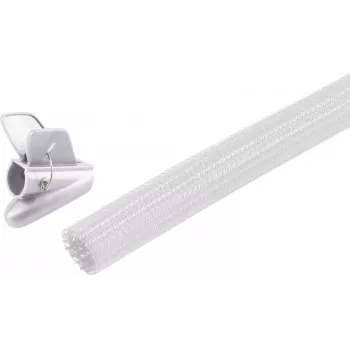 Conjunto de calha para cabos flexível SHIVERPEAKS BS18-36066, 25 mm, branco, 7,5 m