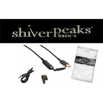 Cabo HDMI High-Speed ativo com Ethernet shiverpeaks BS30-021005, 100 m, tipo A para Micro HDMI, preto