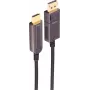 Cabo adaptador ativo ótico DisplayPort para HDMI SHIVERPEAKS BS30-20485, 4K60, 30m, preto