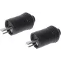 SHIVERPEAKS BS54030-SET Conjunto de conectores de alavanca, 25 peças, 2/3/5 polos, 0,14-4,0 mm², 400 V, 32 A, preto