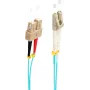 SHIVERPEAKS BS77955/3 OM3 cabo patch de fibra ótica multimodo LC para SC duplex 5m aqua LSZH