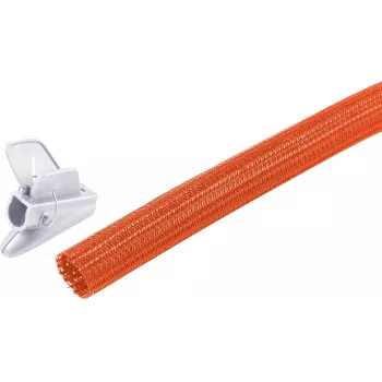 SHIVERPEAKS Conjunto de calha flexível para cabos, 19 mm, laranja, 7,5 m (BS18-35067)