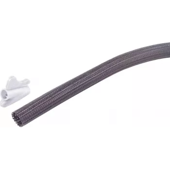 SHIVERPEAKS conjunto de espirais flexíveis para gestão de cabos, 13 mm, preto, 3,75 m (BS18-33375)