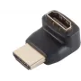 Adaptador HDMI SHIVERPEAKS S/CON Maximum Connectivity ficha para conetor fêmea, angular 90° para cima, dourado, 4K2K, preto (77407-1)