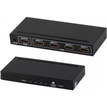 SHIVERPEAKS S-Conn 05-02004 Splitter VGA de 4 portas 250 MHz Amplificador distribuidor de vídeo ativo