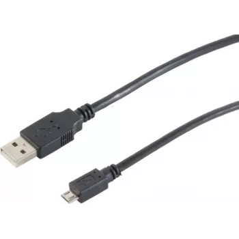 Cabo USB SHIVERPEAKS S-Conn 77183-HQ 3 m USB-A para Micro-USB-B macho-macho preto