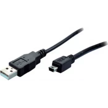 Cabo SHIVERPEAKS S-Conn BS77162 USB 2.0, USB-A para Mini-USB B, 1,8 m, preto