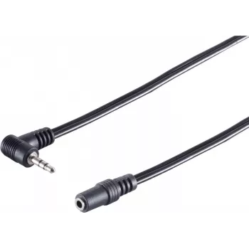 Cabo adaptador de áudio SHIVERPEAKS S-Conn HP30781 0,2 m ficha 3,5 mm para ficha 2,5 mm preto