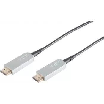 Cabo HDMI ótico ativo SHIVERPEAKS S/CONN maximum connectivity 20m - 4K 60Hz, 18Gbps, dourado 01-20095