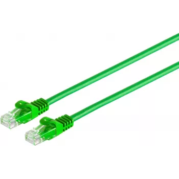 S/CONN maximum connectivity Cabo patch RJ45 U/UTP com cabo em bruto Cat.7, 1 m, verde (08-35023)