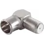 Adaptador angular F SHIVERPEAKS S/CONN Maximum Connectivity, ficha rápida F para conector fêmea F (85210-QUICK)