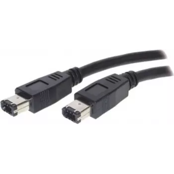 SHIVERPEAKS S/CONN Maximum Connectivity Cabo FireWire, IEEE 1394a, Macho de 6 Pinos para Macho de 6 Pinos, 400 Mbps, 1,8 m, Preto 77202