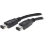 SHIVERPEAKS S/CONN Maximum Connectivity Cabo FireWire, IEEE 1394a, Macho de 6 Pinos para Macho de 6 Pinos, 400 Mbps, 1,8 m, Preto 77202