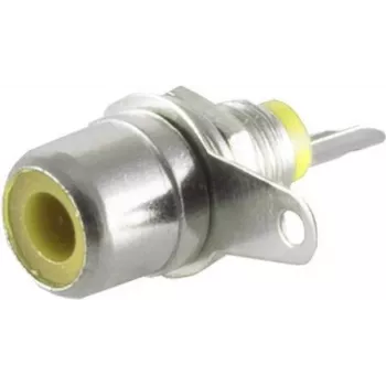 SHIVERPEAKS S/CONN maximum connectivity conector fêmea RCA de encastrar, amarelo 52090-Y