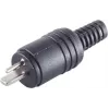 Ficha banana de rosca SHIVERPEAKS S/CONN maximum connectivity, 4 mm, contactos banhados a ouro 24k, 6 mm², totalmente isolada, 1 unid. (54030-)
