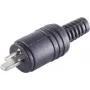 Ficha banana de rosca SHIVERPEAKS S/CONN maximum connectivity, 4 mm, contactos banhados a ouro 24k, 6 mm², totalmente isolada, 1 unid. (54030-)