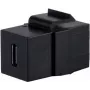 SHIVERPEAKS S/CONN maximum connectivity Adaptador Keystone USB-C 3.1, 10 Gbps, conector fêmea para conector fêmea, preto (08-10040)