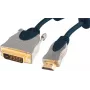 Adaptador de cabo HDMI para DVI-D shiverpeaks SP77482, 2 m, azul e cromado