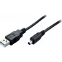 SHIVERPEAKS Cabo Mini USB 2.0, ficha USB-A para ficha Mini USB-B, 1,0 m, preto 11004995