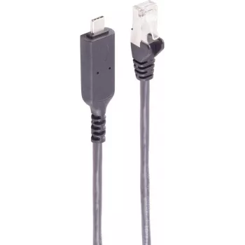 SHIVERPEAKS Cabo adaptador USB-C para Gigabit Ethernet, 5m, preto (BS13-51055)