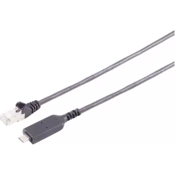 SHIVERPEAKS Cabo adaptador USB-C para RJ45 Gigabit Ethernet, 5m, preto (13-51055)