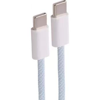 Cabo trançado USB-C para USB-C SHIVERPEAKS 2m 60W PD azul BS14-21031