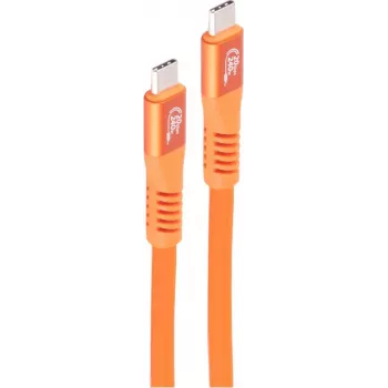 SHIVERPEAKS Cabo USB-C para USB-C 3.2 Gen 2 240W PD 1m laranja BS14-77027