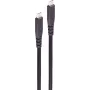 Cabo USB-C para USB-C SHIVERPEAKS 3.2 Gen 2x2, 20 Gbps, 100W PD, vídeo 4K, TPE, 1,5 m, preto BS13-57155
