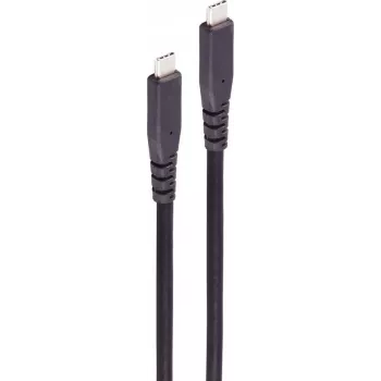Cabo USB-C para USB-C SHIVERPEAKS 3.2 Gen 2x2 20Gbps 100W PD 2 m preto BS13-57035