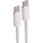 SHIVERPEAKS cabo de carregamento USB-C para USB-C, 2.0, 240W, branco, têxtil, 3m (BS14-22046)