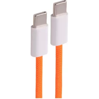 Cabo de carregamento USB-C para USB-C SHIVERPEAKS 2.0 60W laranja têxtil 1 m BS14-21027