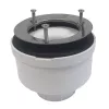Ralo de base de duche rotativo cromado 90mm