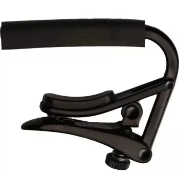 Capotraste Shubb C1K Noir para guitarra acústica e elétrica - preto