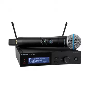 Shure SLXD24+E/B58 microfone sem fios com cápsula Beta 58A